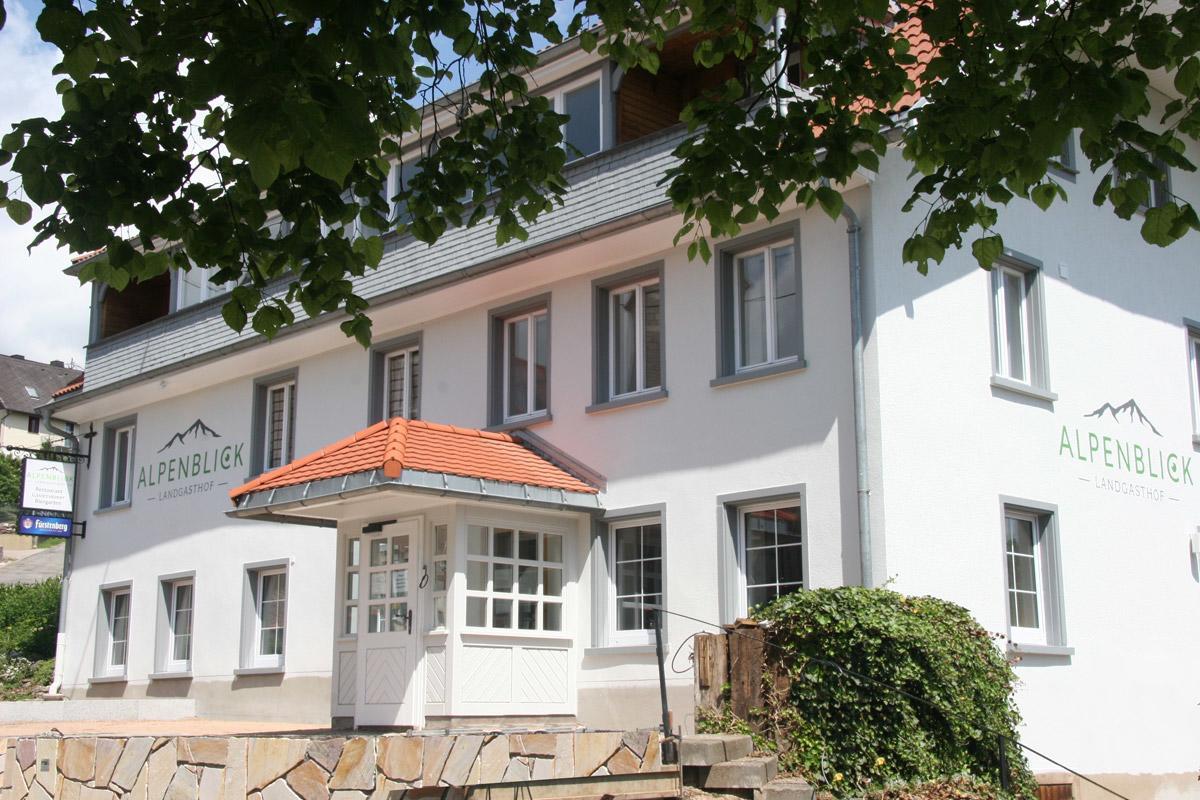 Landgasthof Alpenblick an der Wutachschlucht Südschwarzwald Löffingen Exterior foto